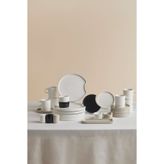 Karaca X Hussein Chalayan Forever Bone Poly 28 Parça 6 Kişilik Kahvaltı Takımı