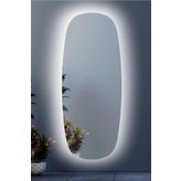 KaraçamDekor Led Işıklı Oval Boy Aynası