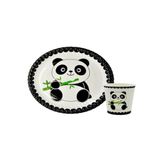 Karakterli Tabak Bardak Set 8 Li, Panda