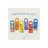 Karavan Çocuk Çocuk Odası kapı Süsü (6'lı Set)