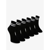 Karayel Çorap Unisex Siyah Tenis Çorap 6 Çift