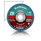 Karbosan 115x22x40 Kum Flap Disk Zr