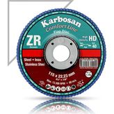 Karbosan 180x22x40 Kum Flap Disk Zr