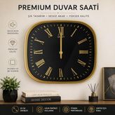 Kare Duvar Saati Wall Clock 33 cm kc02