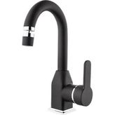 Kare Stil Mix Mat Siyah Lavabo Bataryası