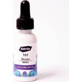 Karin 101 Beyaz 30 ml Ebru Boyası