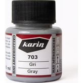 Karin Hat Mürekkebi 45 ml Gri