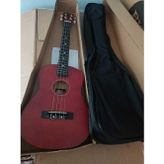 Karin Rogne Bordo Mat Cila Bareton Ukulele-Kılıf Ve Pena Hediyeli