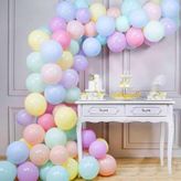 Karışık Makaron Balon Zinciri 101 Parça