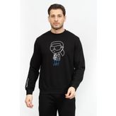 Karl Lagerfeld Erkek Bisiklet Yaka Sweatshirt