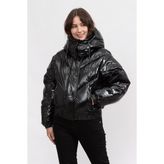 Karl Lagerfeld High Shine Kadın Mont Siyah