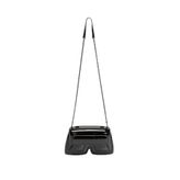 Karl Lagerfeld Ikon/K Hard Clutch Kadın El Çantası, Siyah-Nikel