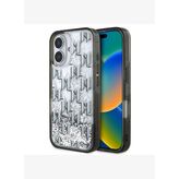 Karl Lagerfeld iPhone 16 Simli KL Yazılı Monogram Gradient Kılıf