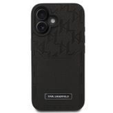 Karl Lagerfeld Monogram iPhone 16 Plus Kartlıklı Kılıf