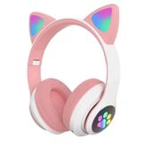 Karler STN028 Pembe Kedi Bluetooth Kulaklık