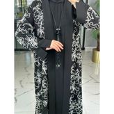 Karmen 2Li Abaya-Siyah Siyah