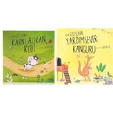 Karnı Acıkan Kedi & Yardımsever Kanguru (2 Kitap Set)