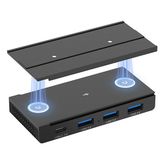 Karr Office Deskmate X22 Magnetik Kablo Toplayıcı - Siyah