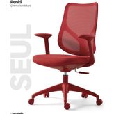 Karr Office Seul Ergonomik Çalışma Sandalyesi - Kırmızı
