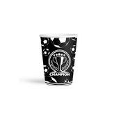 Karton Bardak 8oz 8li -Champion Siyah Beyaz-