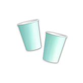 Karton Bardak Makaron Yeşil 9 Cm 8 Li