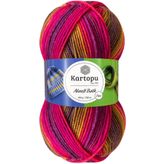Kartopu Aksoft Batik Ebruli El Örgü İpi 59227