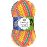 Kartopu Aksoft Batik Ebruli El Örgü İpi 59230