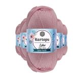 Kartopu K768 Açık Pembe Lotus Bikini Büstiyer Bluz 5 Adet Örgü İpi