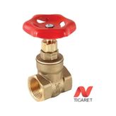 KAS 3/4" Şiber Vana Bronz
