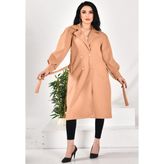 Kaşe Mont - 2XL - Bej