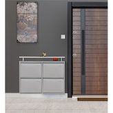 Kaser Metal 2+2 Li Metal Ayakkabılık Gri