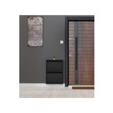 KASER Metal Ayakkabılık 2'li Siyah