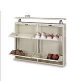 Kaser Metal Krem Ayakkabılık 2+2