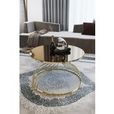 KASGER Kuğu Orta Sehpa Bronz Ayna