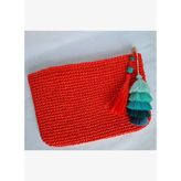 Kash Atelier Corallo Rafya Clutch