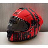 KASK AXXIS HAWK EVO SV TYPE STUDIO C5 MAT - L - Kırmızı - Siyah