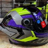 Kask Mt Thunder 4 Sv Valiant B2 Parlak Gri Mor Sari