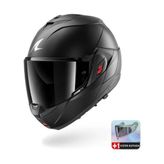 Kask Shark Oxo Dark Shadow Mat Çene Açılır Kask - Mat Siyah