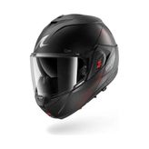 Kask Shark Oxo Sp Lyne Mat Çene Açılır Siyah