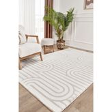 Kaşmir Halı 7/24 Plushy Runa Cream 200x290