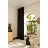 Kaşmir Home Harper Star Blackout Siyah 150x270 cm Perde