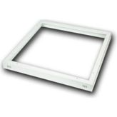 Kat Tech 60x60 Led Panel Kasası Sıva Üstü Yekpare Beyaz Metal Asma Tavansız Montaj İçin