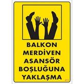KATAR Balkon Merdiven Asansör Boşluğuna Yaklaşma