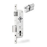 KATAR Kale 152R 45mm Dilli Barelli Daire Kilit Nikel