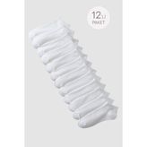 Katia & Bony Unisex 12'li Basic Step Çorap Beyaz - 39 - 42
