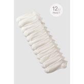 Katia & Bony Unisex 12'li Basic Step Çorap Ekru - 35 - 39