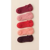 Katia & Bony Unisex 5'li Basic Step Çorap Pembe Mix