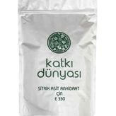 Katkı Dünyası E330 250 gr Sitrik Asit Anhidrat Çin