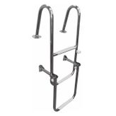 Katlanabilir Krom Tekne Merdiveni 3 Basamaklı 30x80cm