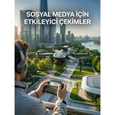 Katlanabilir Profesyonel Görünümlü Kamera Drone